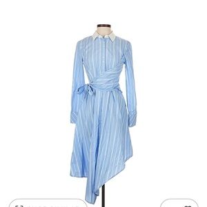 Jonathan Simkhai Light Blue Asymmetrical Dress